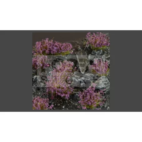 GAMERS GRASS BLOSSOM TUFTS Realisztikus Levendula színű virágcsomók diorámához (4-6 mm self-adhesive - Lavender Flowers)