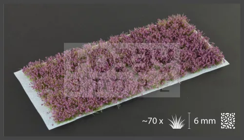 GAMERS GRASS BLOSSOM TUFTS Realisztikus Levendula színű virágcsomók diorámához (4-6 mm self-adhesive - Lavender Flowers)
