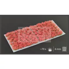   GAMERS GRASS BLOSSOM TUFTS Realisztikus piros színű virágcsomók diorámához (4-6 mm self-adhesive - Red Flowers)