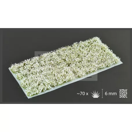 GAMERS GRASS BLOSSOM TUFTS Realisztikus fehér színű virágcsomók diorámához (4-6 mm self-adhesive - White Flowers)
