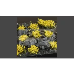   GAMERS GRASS BLOSSOM TUFTS Realisztikus sárga színű virágcsomók diorámához (4-6 mm self-adhesive - Yellow Flowers)