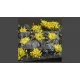 GAMERS GRASS BLOSSOM TUFTS Realisztikus sárga színű virágcsomók diorámához (4-6 mm self-adhesive - Yellow Flowers)