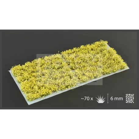 GAMERS GRASS BLOSSOM TUFTS Realisztikus sárga színű virágcsomók diorámához (4-6 mm self-adhesive - Yellow Flowers)