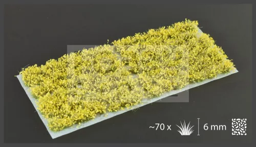GAMERS GRASS BLOSSOM TUFTS Realisztikus sárga színű virágcsomók diorámához (4-6 mm self-adhesive - Yellow Flowers)