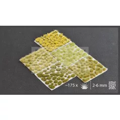   GAMERS GRASS HIGHLAND D SET - Realisztikus fűcsomó szett diorámához 140 darab (4-6 mm self-adhesive - Highland Set)