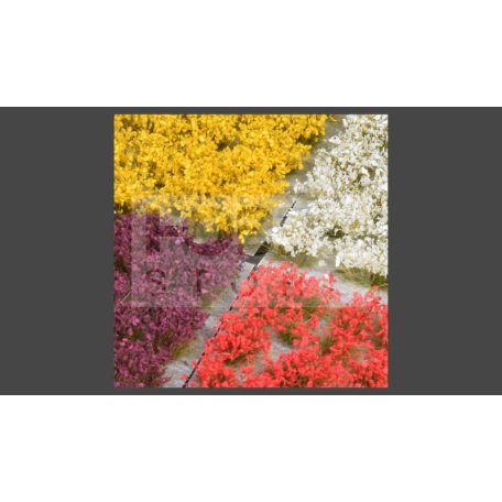 GAMERS GRASS MIXED FLOWER SET - Realisztikus virágcsomó szett diorámához 140 darab (4-6 mm self-adhesive - Mixed Flower Set)