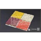 GAMERS GRASS MIXED FLOWER SET - Realisztikus virágcsomó szett diorámához 140 darab (4-6 mm self-adhesive - Mixed Flower Set)