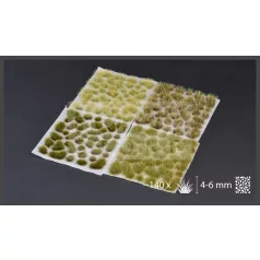   GAMERS GRASSMARSHLAND SET - Realisztikus fűcsomó szett diorámához 140 darab (4-6 mm self-adhesive - Marshland Set)