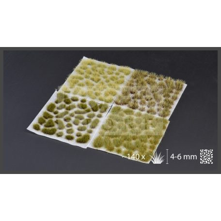 GAMERS GRASSMARSHLAND SET - Realisztikus fűcsomó szett diorámához 140 darab (4-6 mm self-adhesive - Marshland Set)