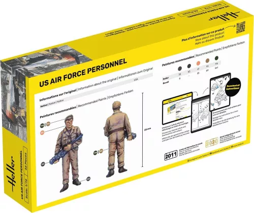Heller amerikai légierő személyzete 1:72 figurakészlet – Heller H49648