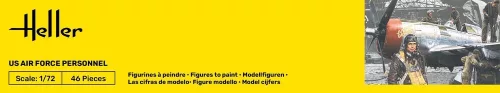 Heller amerikai légierő személyzete 1:72 figurakészlet – Heller H49648