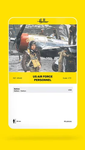Heller amerikai légierő személyzete 1:72 figurakészlet – Heller H49648