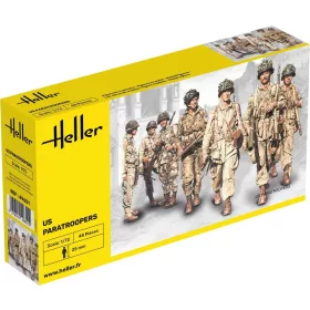Heller US Fallschirmjäger 1:72 figurakészlet – Heller H49651