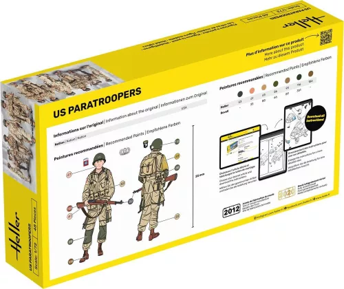 Heller US Fallschirmjäger 1:72 figurakészlet – Heller H49651