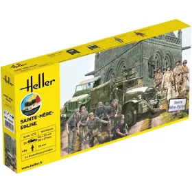 Heller Sainte-Mère-Eglise 1:72 Starter Kit dioráma készlet – Heller H52327