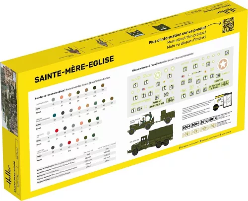 Heller Sainte-Mère-Eglise 1:72 Starter Kit dioráma készlet – Heller H52327