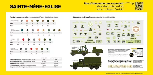 Heller Sainte-Mère-Eglise 1:72 Starter Kit dioráma készlet – Heller H52327