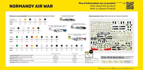 Heller Normandy Airwar 1:72 Starter Kit dioráma készlet – Heller H52329