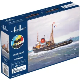 Heller Twin Set Jean Bart + Utrecht 1:200 Starter Kit hadihajó makett – Heller H55602