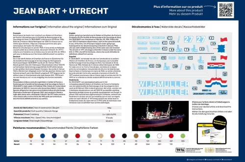 Heller Twin Set Jean Bart + Utrecht 1:200 Starter Kit hadihajó makett – Heller H55602
