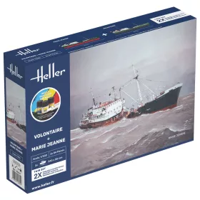 Heller Twin Set Volontaire + Marie Jeanne 1:200 Starter Kit hadihajó makett – Heller H55604