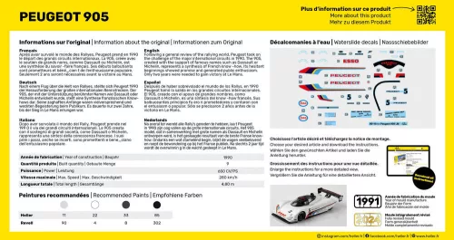 Heller Peugeot 905 1:43 Starter Kit autómakett – Heller H56110