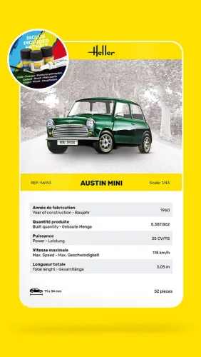 Heller Mini 1:43 Starter Kit autómakett – Heller H56153