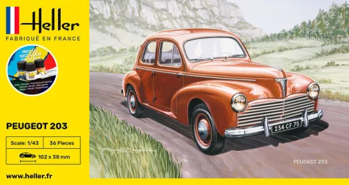 Heller Peugeot 203 1:43 Starter Kit autómakett – Heller H56160