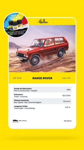 Heller Range Rover 1:43 Starter Kit autómakett – Heller H56181