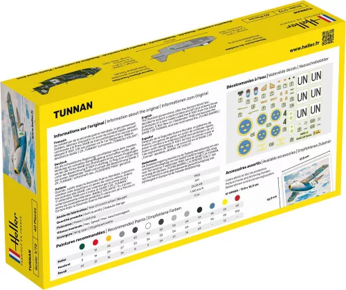 Heller Tunnan 1:72 Starter Kit repülőgép makett – Heller H56260