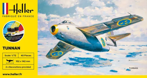 Heller Tunnan 1:72 Starter Kit repülőgép makett – Heller H56260