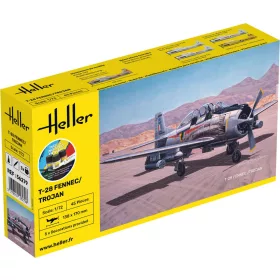 Heller T-28 Fennec / Trojan 1:72 Starter Kit repülőgép makett – Heller H56279