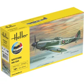 Heller Spitfire 1:72 Starter Kit repülőgép makett – Heller H56282