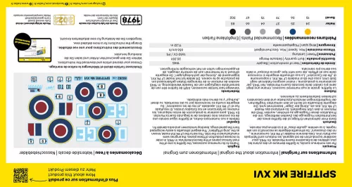Heller Spitfire 1:72 Starter Kit repülőgép makett – Heller H56282