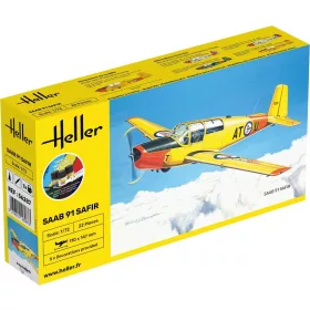 Heller SAFIR 91 1:72 Starter Kit repülőgép makett – Heller H56287