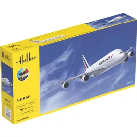 Heller Airbus A380 Air France 1:125 Starter Kit repülőgép makett – Heller H56436