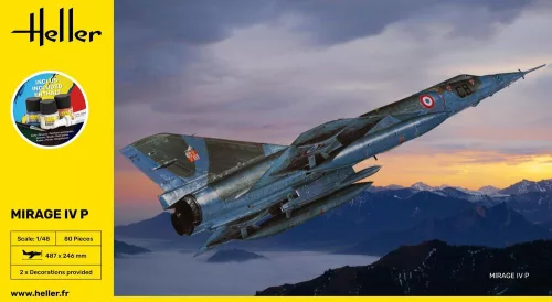 Heller Mirage IV P 1:48 Starter Kit repülőgép makett – Heller H56493