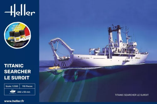 Heller Titanic Searcher "Le Suroit" 1:200 Starter Kit hajómakett – Heller H56615