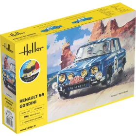 Heller Renault R8 Gordini 1:24 Starter Kit autómakett – Heller H56700