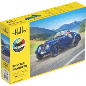 Heller BMW 328 Roadster 1:24 Starter Kit autómakett – Heller H56701