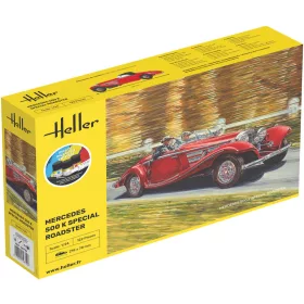 Heller Mercedes-Benz 500 K Special Roadster 1:24 Starter Kit autómakett – Heller H56710
