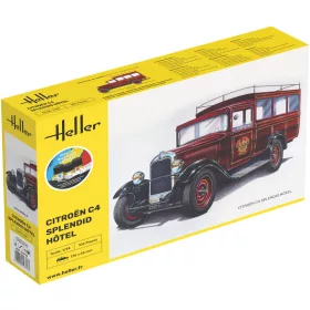 Heller Citroen C4 "Splendid Hotel" 1:24 Starter Kit autómakett – Heller H56713
