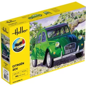 Heller Citroen 2 CV 1:24 Starter Kit autómakett – Heller H56765
