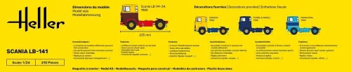 Heller Truck LB-141 1:24 Starter Kit teherautó makett – Heller H56773