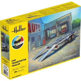 Heller autószállító utánfutó 1:24 Starter Kit makett – Heller H56774