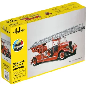 Heller Delahaye Type 103 Pompiers 1:24 Starter Kit teherautó makett – Heller H56780
