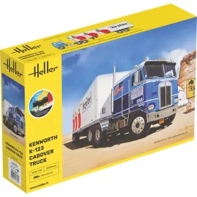Heller Kenworth K-123 Cabover Truck 1:43 Starter Kit teherautó makett – Heller H56793