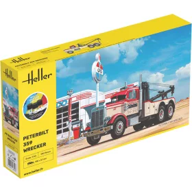 Heller Peterbilt 359 Wrecker 1:43 Starter Kit teherautó makett – Heller H56794