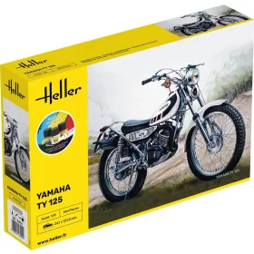 Heller Yamaha TY 125 1:8 Starter Kit motorkerékpár makett – Heller H56902