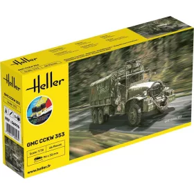 Heller GMC CCKW 353 1:72 Starter Kit teherautó makett – Heller H56996